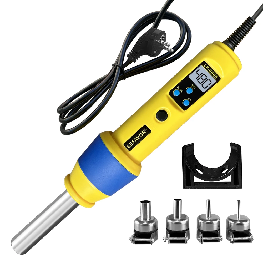 LCD Digital Heat Hot Air Gun Desoldering Soldering Station 110V 220V Temperature Adjustable IC SMD BGA hot air gun soldering station heat gun
