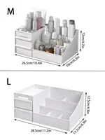 Drawer Organizer: Ideal for files, stationery, makeup, jewelry. Use on desk, in bathroom or vanity. Great Valentine's Day gift. 2