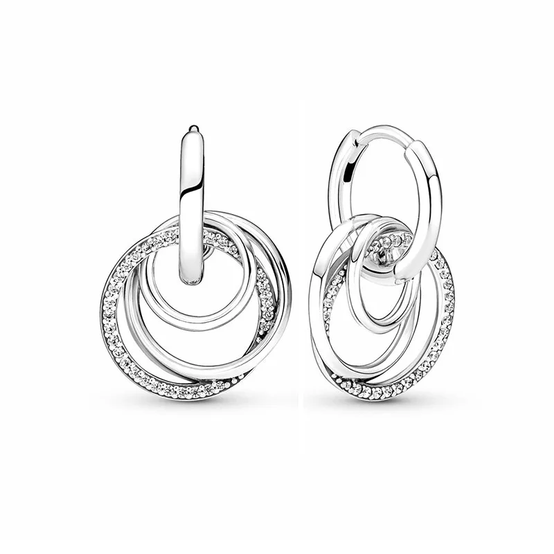 Orecchini Argento 925 con Zirconi - Forme disponibili