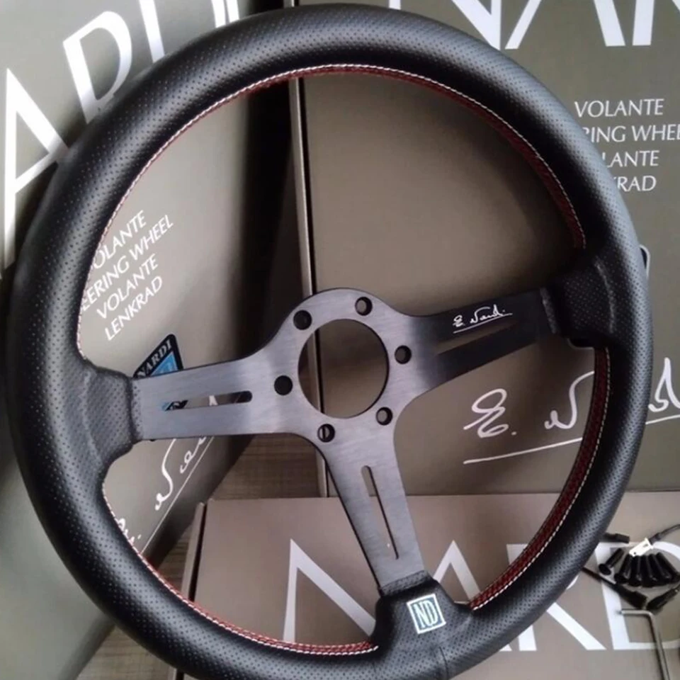 Universal Racing Steering Wheel,Drifting Deep Dish Steering Wheel 13.8