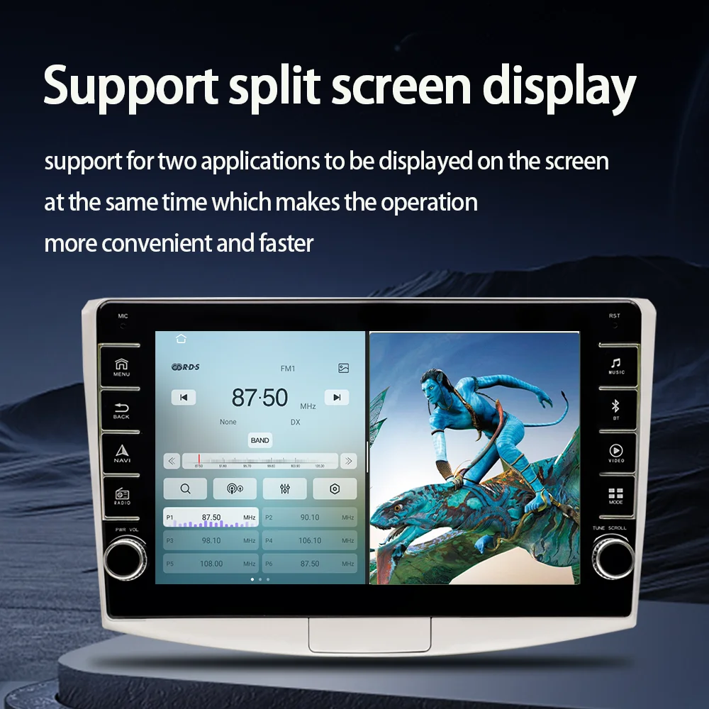 Android 15 Autoradio Für VW Passat B6 B7 - 10.1 Zoll Mit CarPlay & Android Auto