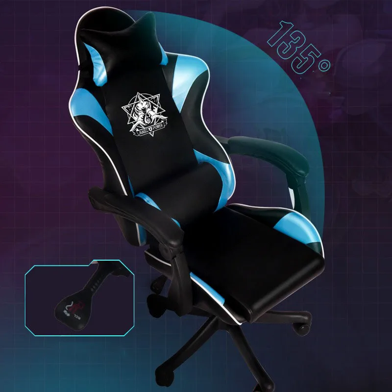 High-End Boy Game Chair Ergonomic Anchor Live Lift Swivel Black Special Chair For E-sports Competition Business Office Chairs 3
