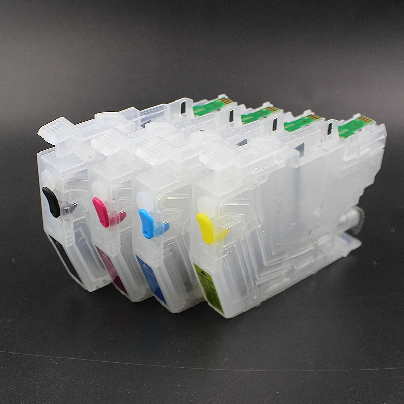 Cartuchos De Tinta XL Compatibles Para Impresoras Brother LC-421XL - Pack De 4 Colores (cian, Magenta, Amarillo, Negro)