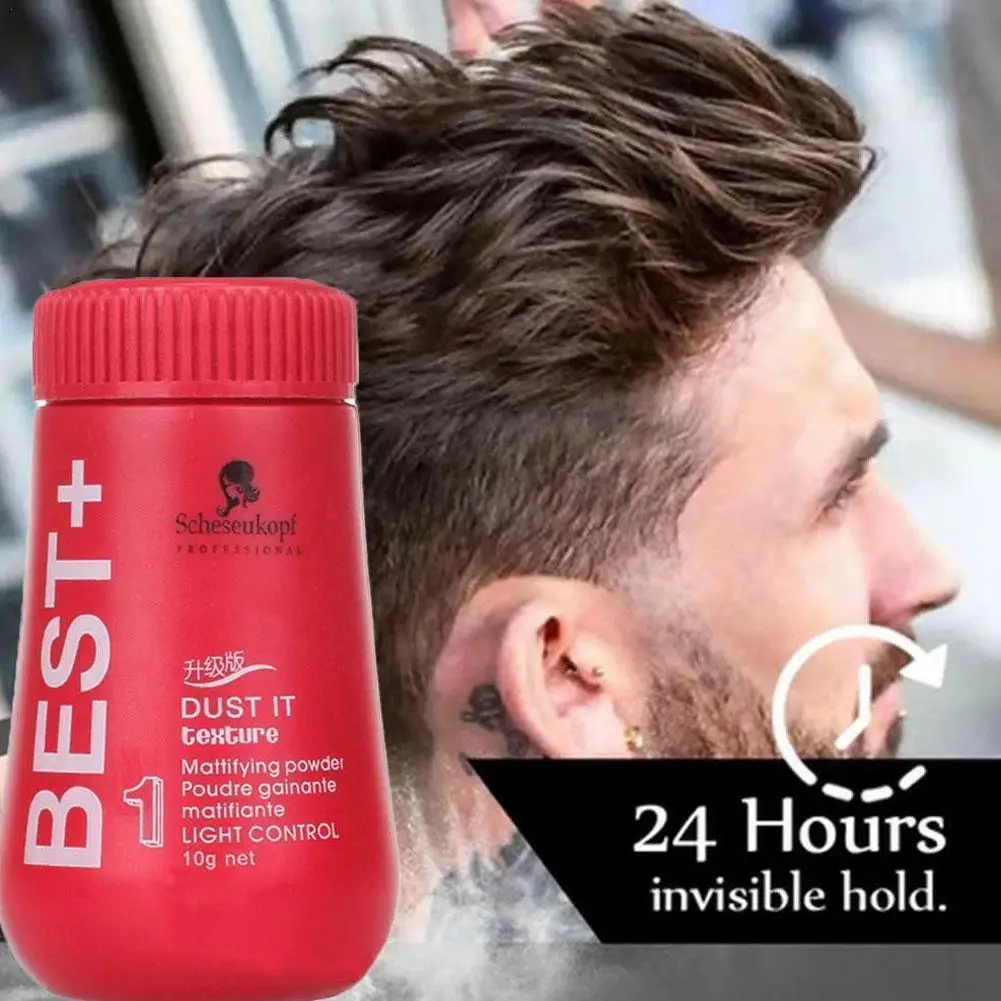 Mattifying Powder Increases Hair Volume Captures Haircut Unisex Modeling Styling Fluffy Hair Powder Absorb Grease