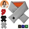 Electric Heated Scarf USB Charging Neck Heating Pad Cold-Proof Thermal Neck Wrap Warmer Washable for Outdoor Camping Hiking 1