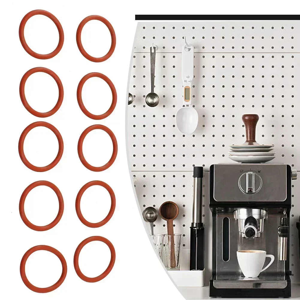 Set Di 15 Guarnizioni O-ring Per Macchine Da Caffè Saeco, Philips E Gaggia - Anelli Di Tenuta In Silicone Alimentare (6 Rossi + 9 Neri) - 2