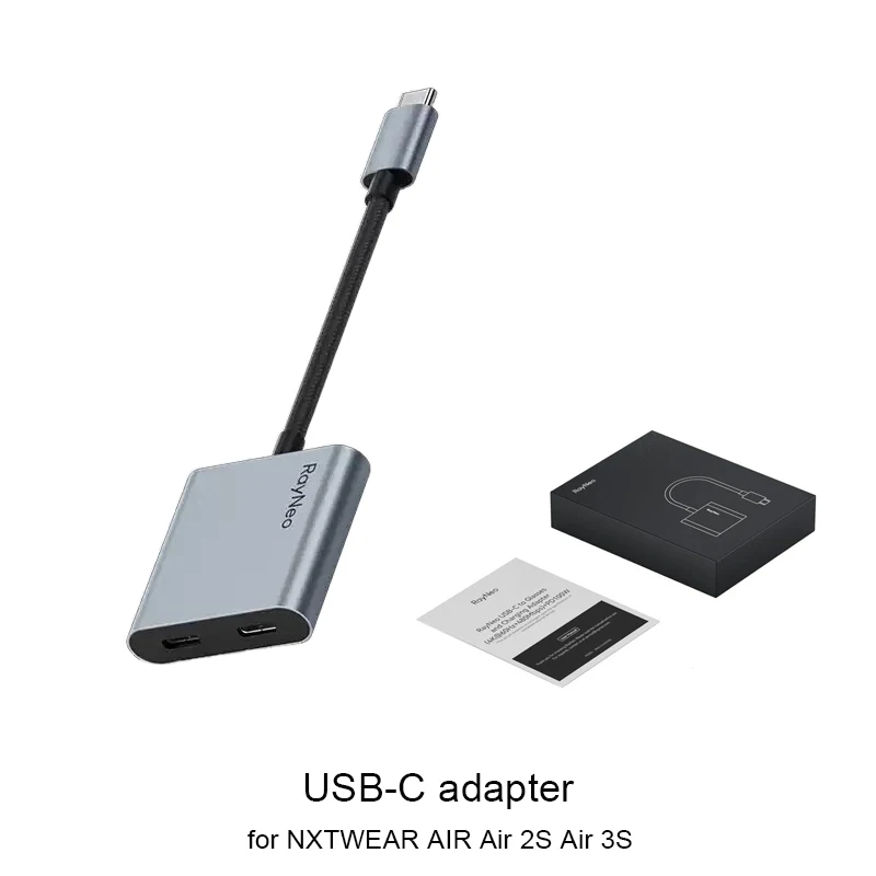 RAYNEO USB-C Adapter for RayNeo Air 3s, Air 2s, Air 2 Sup 4K@60Hz
