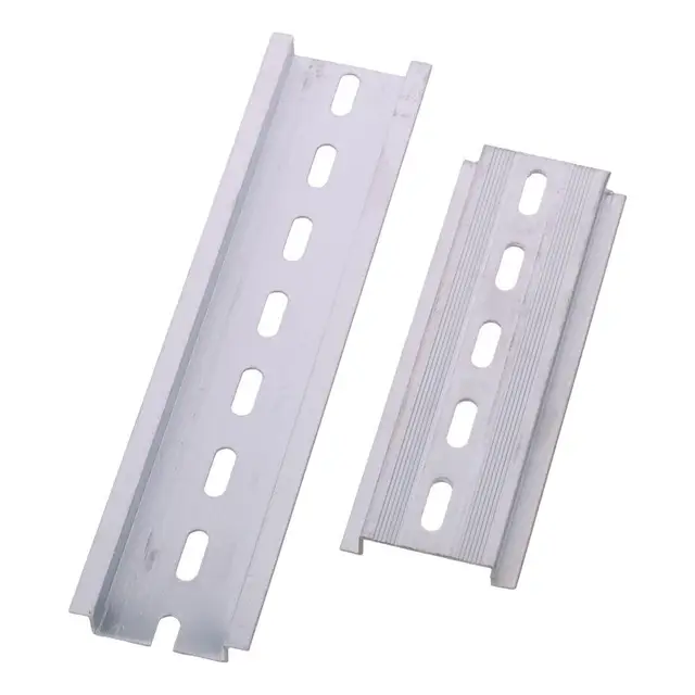 Guide DIN In Alluminio QWORK | 6 Pezzi 35x7.5x200mm | Per Interruttori Automatici E Apparecchiature Elettriche - Foto 6