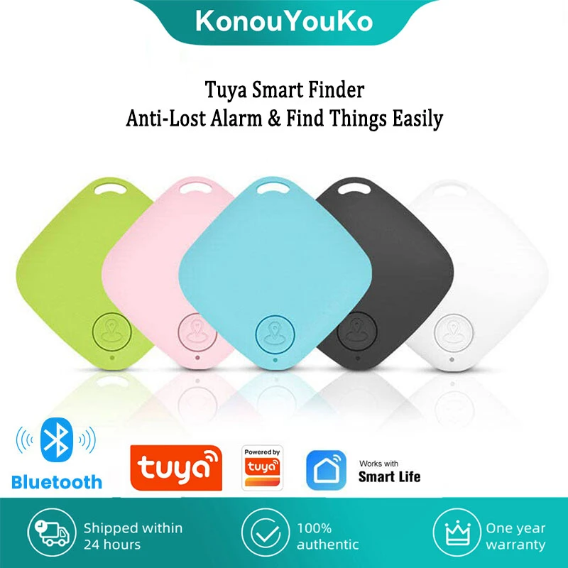 Tuya Mini Anti Lost GPS Tracker Key Finder Smart Wireless Location Record