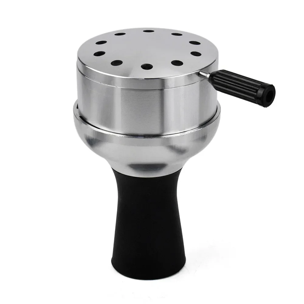 Hookah Accessories Arab Hookah Head Charcoal Pot Carbon Chicha Bowl Tinfoil-free Metal Shisha Accessories for Various Types of Hookah Smoking Pipe