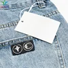 24SS THUGCLUB Embroidery Patchwork Logo Jeans Washed High Quality Men's Women's Straight Leg Long Pants 6