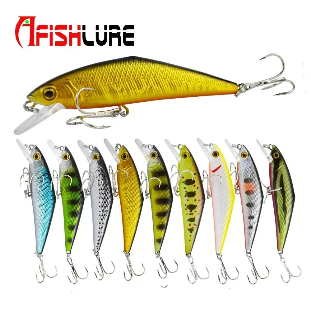 Afishlure D-contact 63mm Minnows Pesca D Contact Fishing Lure воблер Swimbait