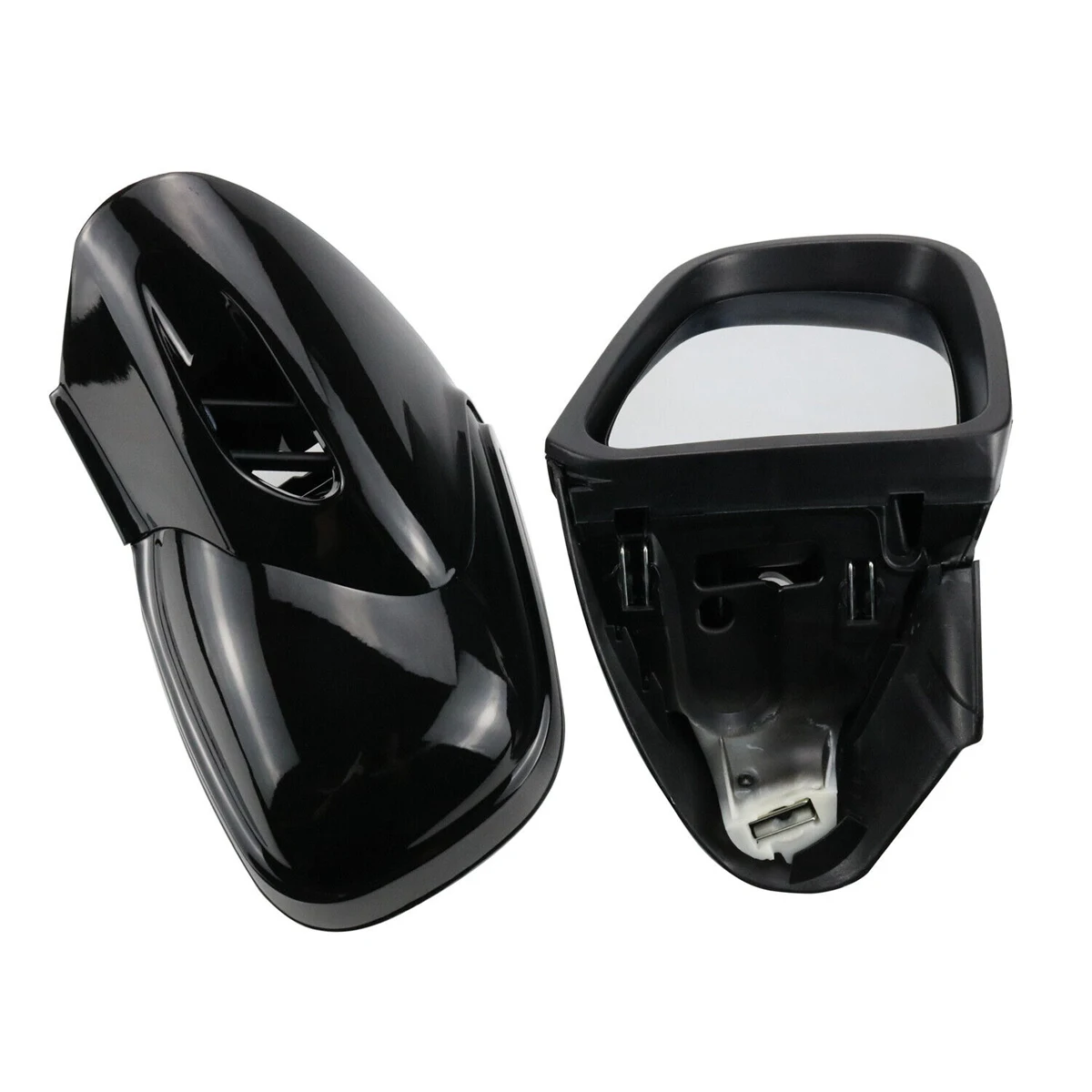 

Bright Black Motorcycle Rearview Side Mirrors Fits For-BMW K1200 K1200LT K1200M 1999-2008