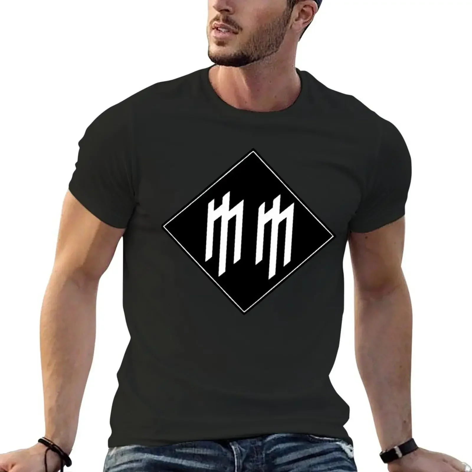 

MM Logo T-shirt graphics customs quick drying mens t shirt graphic