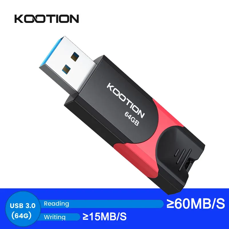  KOOTION U217 Pendrive USB 3.0 Stick 64GB 128GB Pen Drive High Speed USB Flash Drive 256GB 32G Flash Memory Card CEL Stick 