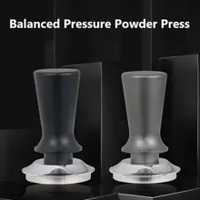 

Stainless Steel Constant Pressure Coffee Tamper Distributor Powder Press Hammer Espresso Tamper Flat Base Grinder Coffeeware