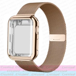 Elegant Stainless Steel Milanese Loop Watch Strap and Case - 40mm series 654 SE (Rose gold)