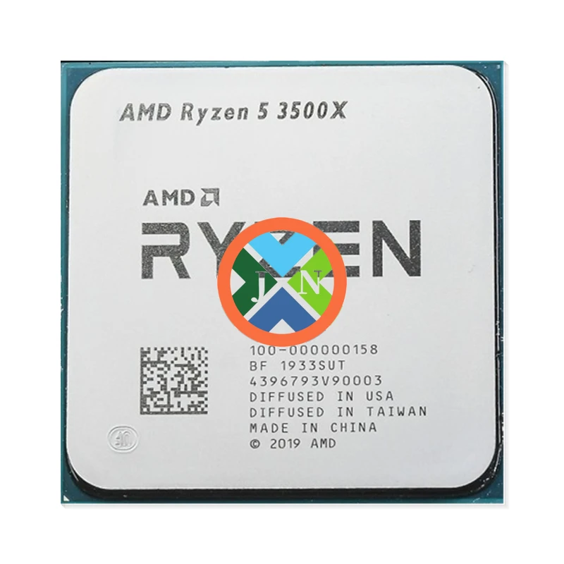 AMD Ryzen 5 3500X R5 3500X 3.6 GHz Six-Core Six-Thread CPU Processor 7NM 65W L3=32M 100-000000158 Socket AM4
