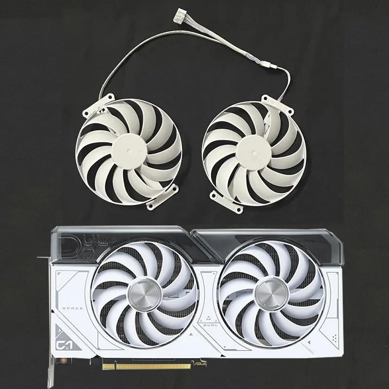Nuova Ventola Da 95Mm 7Pin T129215Su Rtx4060Ti-O8G-White Gpu Per Asus Dual-Rtx 4060Ti Raffreddamento Della Scheda Grafica Muslimex