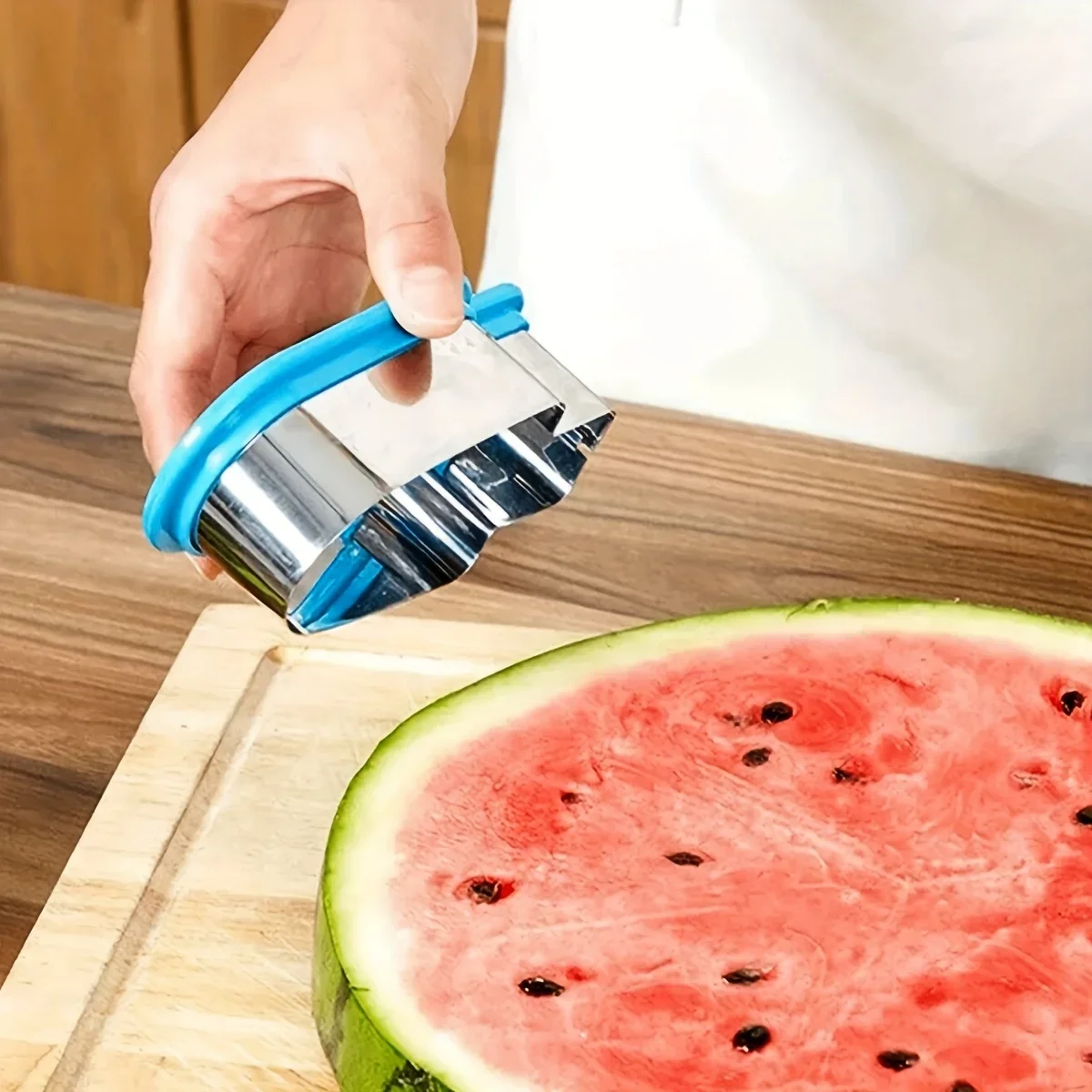 1pc Stainless Steel Watermelon Slicer & Popsicle Mold – Fun and Easy Fruit Cutter for Youngsters,Perfect for Summer Snacks