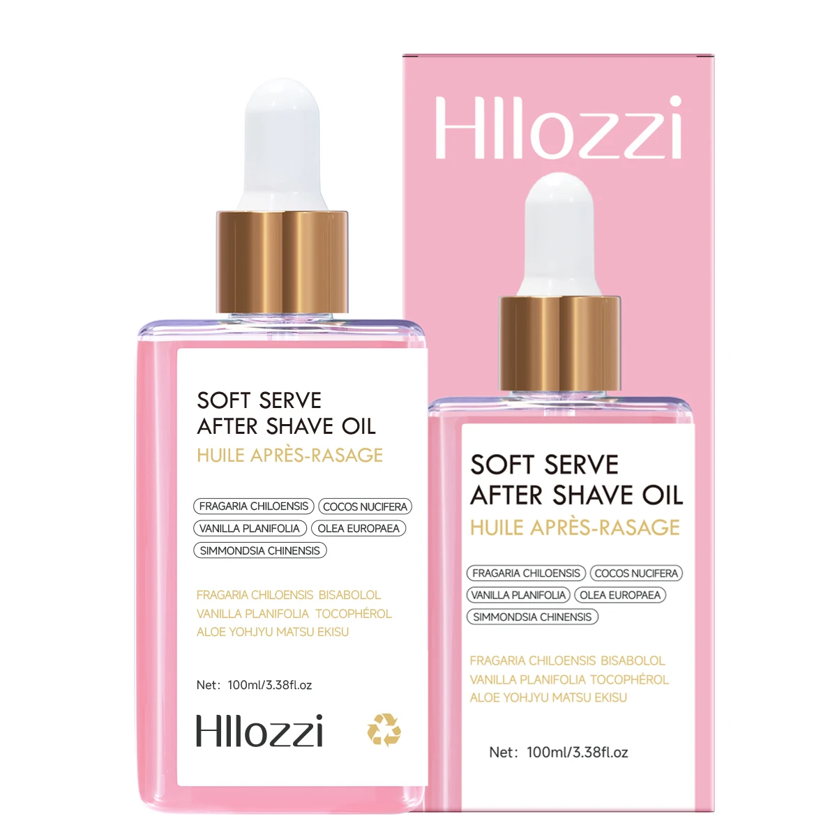 100ml/3.38f.oz Strawberry After Shave Oil Deeply Hydrating Nourishing Skin Men & Women Hydrating Serum