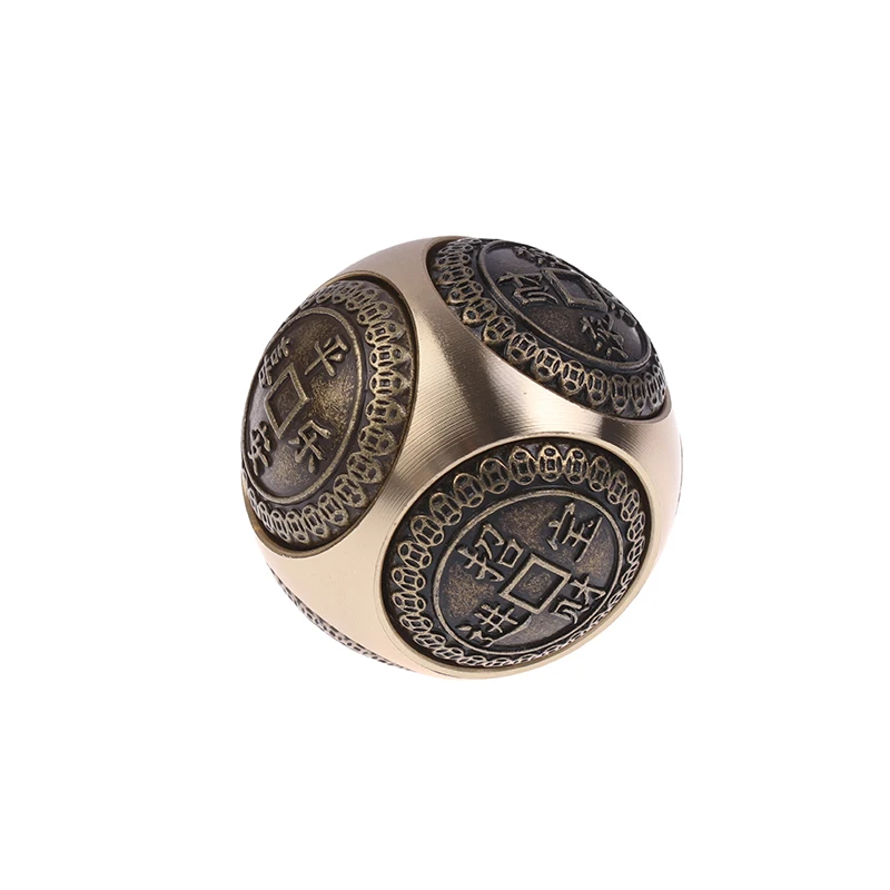 Fidget Toys Brass Fidget Spinner Cube Six-sided Rotation Spherical Chinese Style for Adult Antistress for fidget toys,anti stress toys