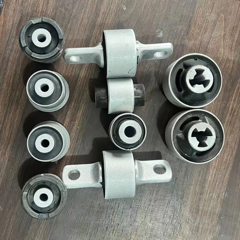 Automobile front left&right suspension control arm bushing kit triangle arm front lower straight for Tesla Model 3 Y parts