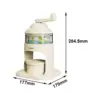 Mini Hand Crank Ice Crusher Snow Cone Machine for Party Restaurants Outdoor 6