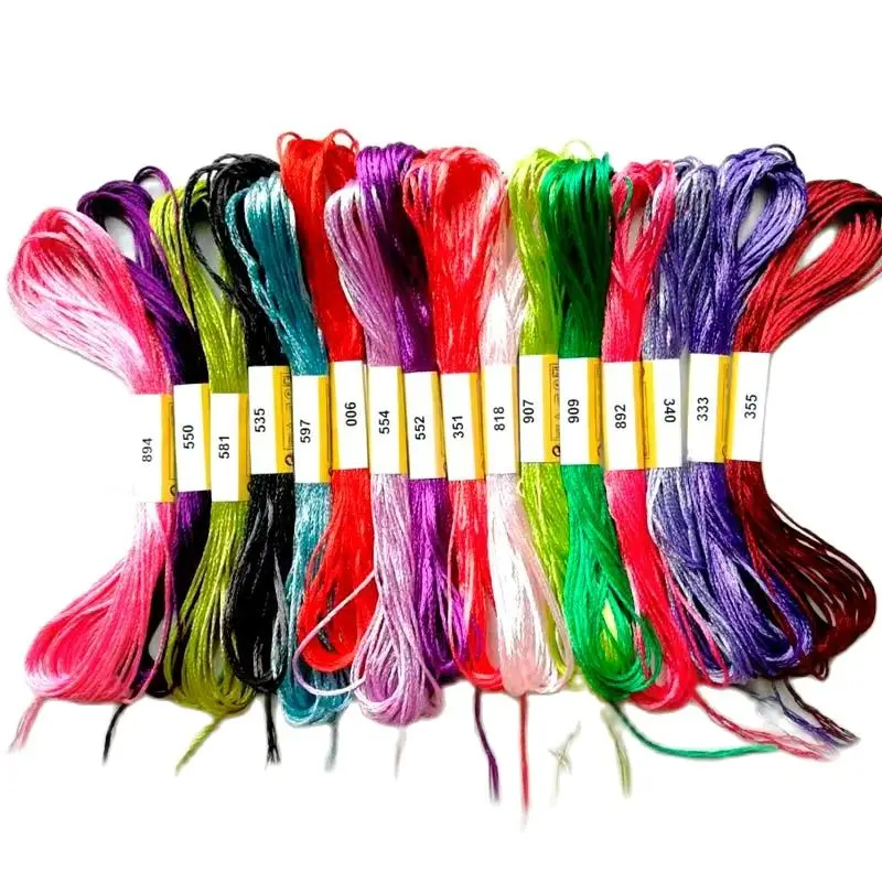 Cross Stitch Silk Thread, Mercerized Cross Stitch Threads / Cross