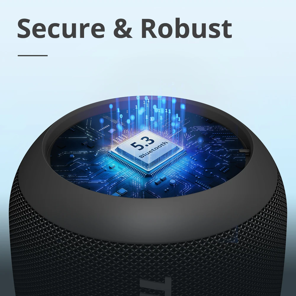Portable Speaker Tronsmart T7 Mini TWS Bluetooth 5.3 Balanced Bass IPX7 Waterproof for All Phone Outdoor