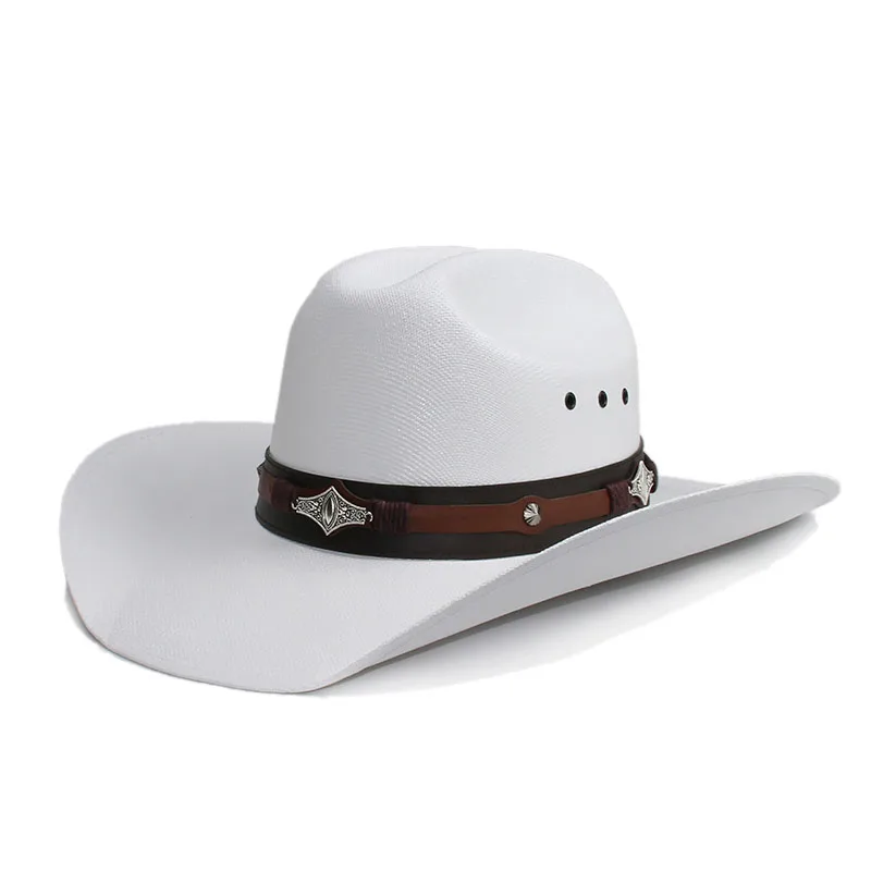 retro-vintage-alloy-cross-leather-band-men-women-yellowstone-beach-american-western-cowboy-sun-hat-pinch-front-wide-brim-57-61cm