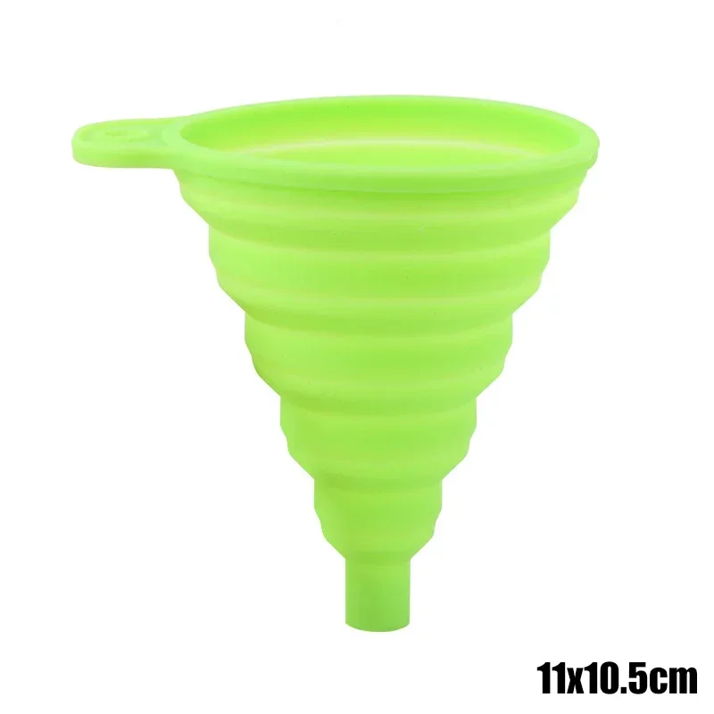 Foldable Silicone Car Engine Funnel, silicone funnel