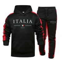 Automne hiver 2025 ensembles décontractés pour hommes deux pièces Jogging à capuche offres spéciales vêtements de sport homme tenue quotidienne hommes survêtement ensemble sport 4