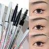 Waterproof Double Head Eyebrow Pencil Lasting Easy To Color No Blooming Ultra Fine Rotatable Eye Brow Pen Eyes Makeup Cosmetics 2