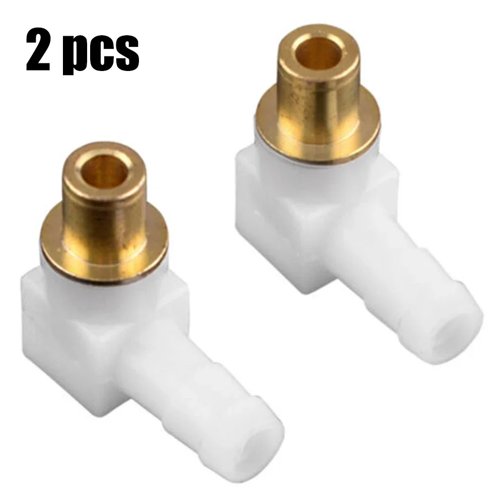 2PCS Fuel Elbow Connector Hose For 1/4" Line Replace 692317 493496 494451 Pipe Plastic Hose Joiner Fuel Gas Water Tube Fitting fuel hose connector