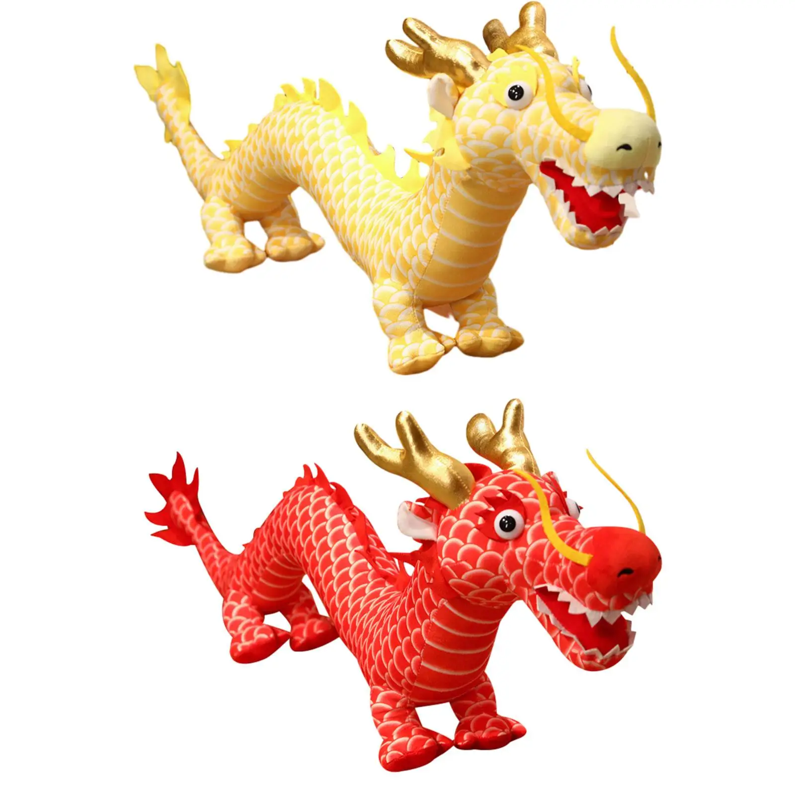 Chinese New Year Dragon Dolls Cartoon Soft Cute Photo Props Huggable Chinese Chinese New Year Dragon Dolls Cartoon Soft Cute Photo Props Huggable Chinese