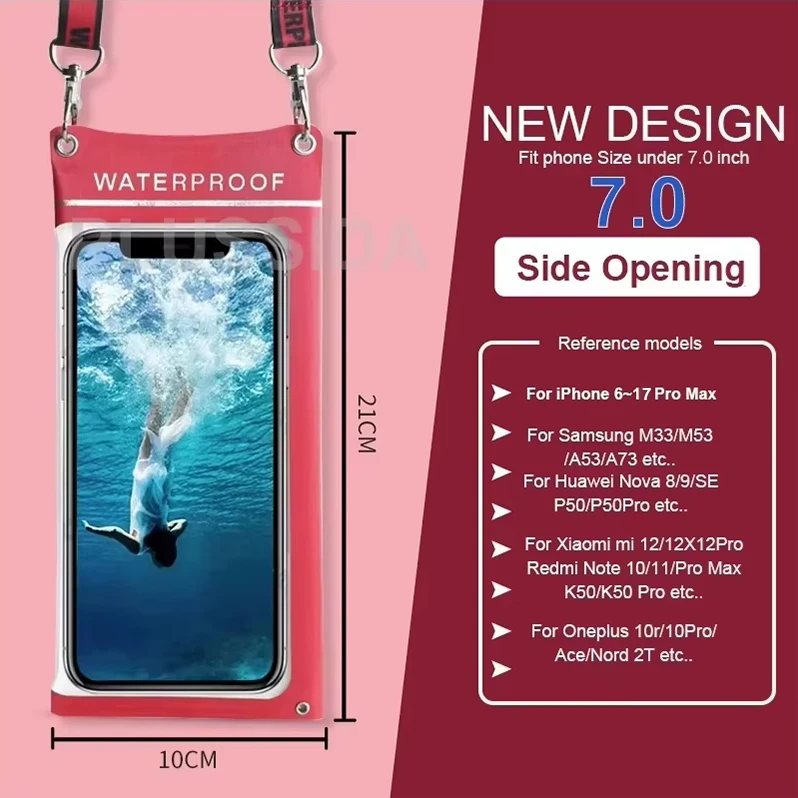 Universal Waterproof Phone Case Pouch – Premium Protection