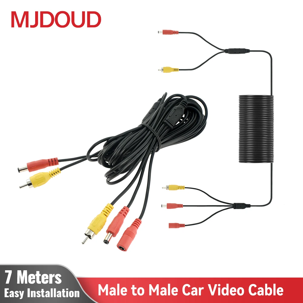 MJDOUD-7-Meters-Car-Video-Cable-for-Connecting-Rear-View-Camera-with ...