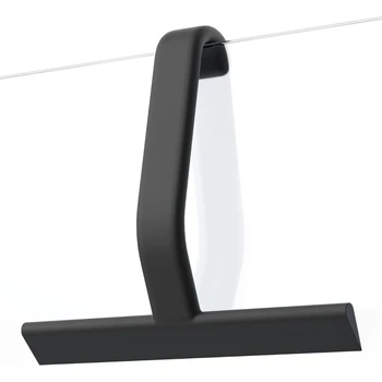 Shower Squeegee for Glass Doors, All-One-Piece Silicone with Built-in Hook Design for Easy Hanging and Cleaning