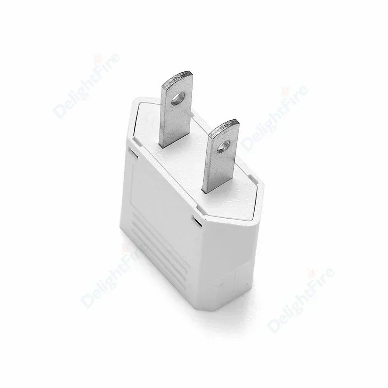 European to American Travel Power Adapter - EU to US Plug Converter with AC Outlet