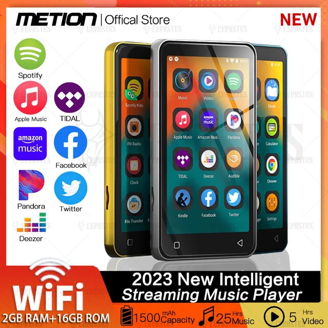 2023 New Wifi Mp4 Player Bluetooth Mp3 Player Hifi Sound Music Walkman  Spotify Player/pandora/tidal/deezer/ Support Max 1tb Mp5 - Mp4 Players -  AliExpress