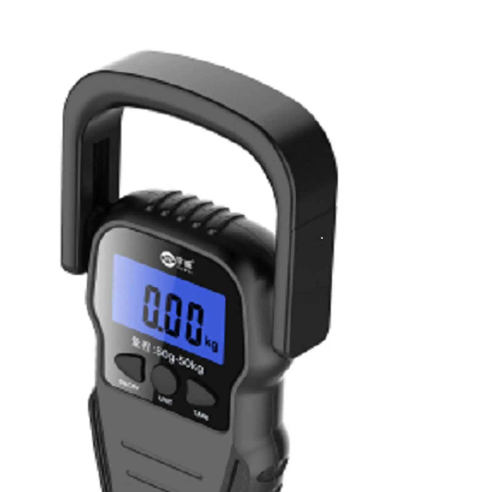 Portable Fishing Scale with Suspended Hook, LCD Electronic Scale to Weigh Luggage