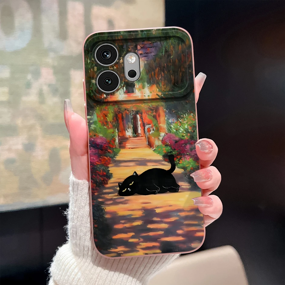 Vintage Rose Anti-Fall Camera Protection Slim Phone Case
