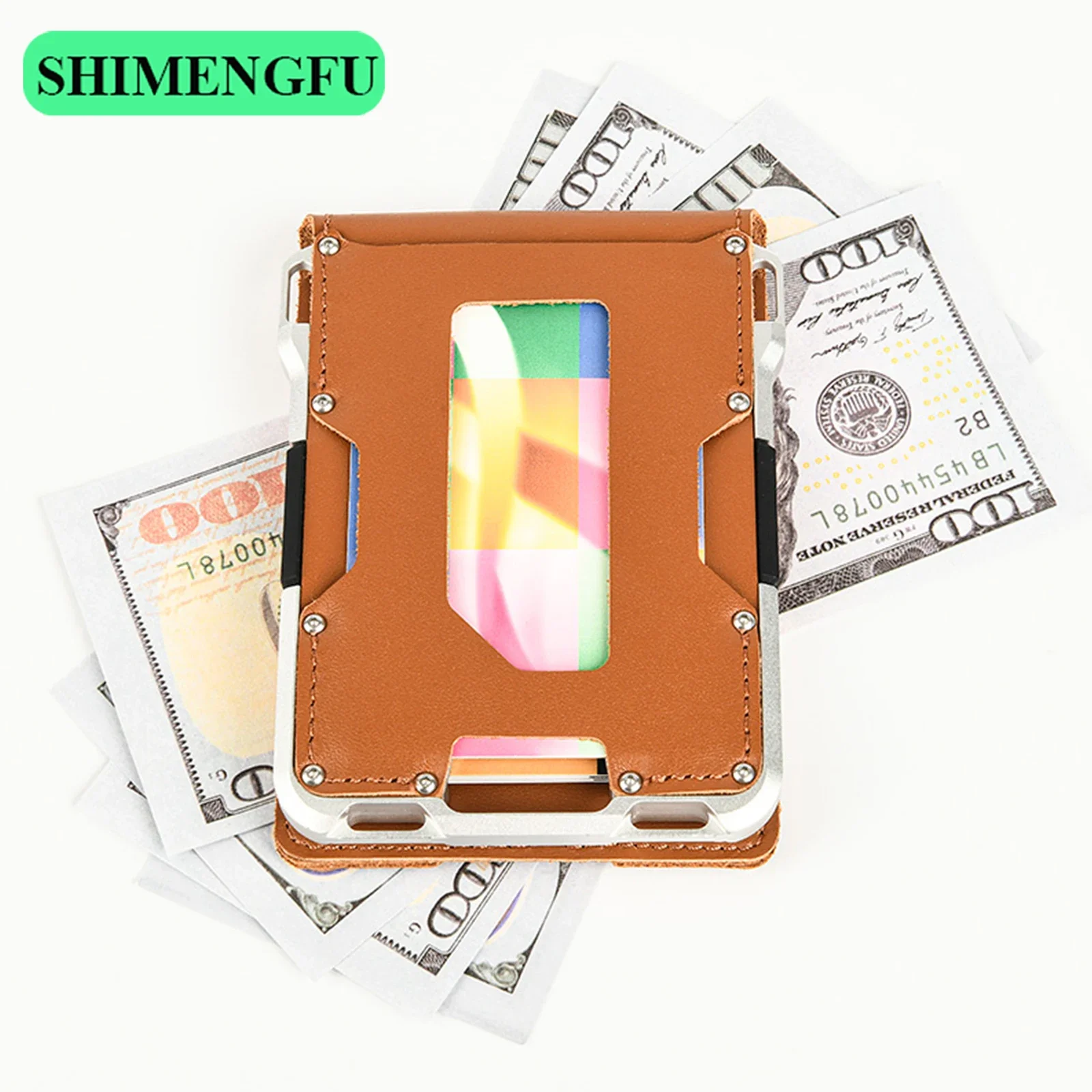 RFID Metal Credit Card Holder Normcore Minimalist Wallet Men Cardholder Business Gift