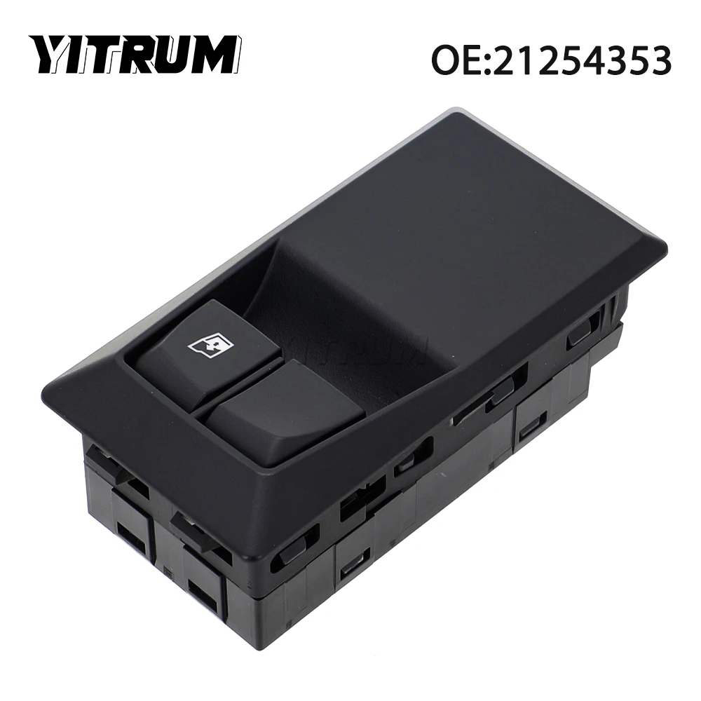 YITRUM 21254353 Power Window Switch For Renault Trucks 3 Pins