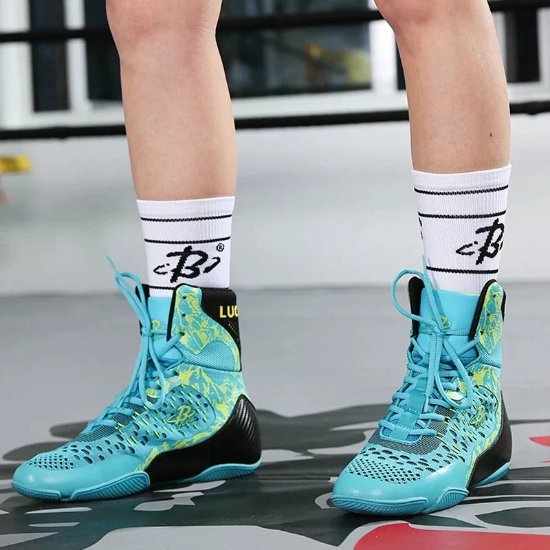 Professional Boxing Fighting Boots Mens Womens Luxury Brand Wrestling Shoes Unisex Breathable Sports Training Shoe Couples