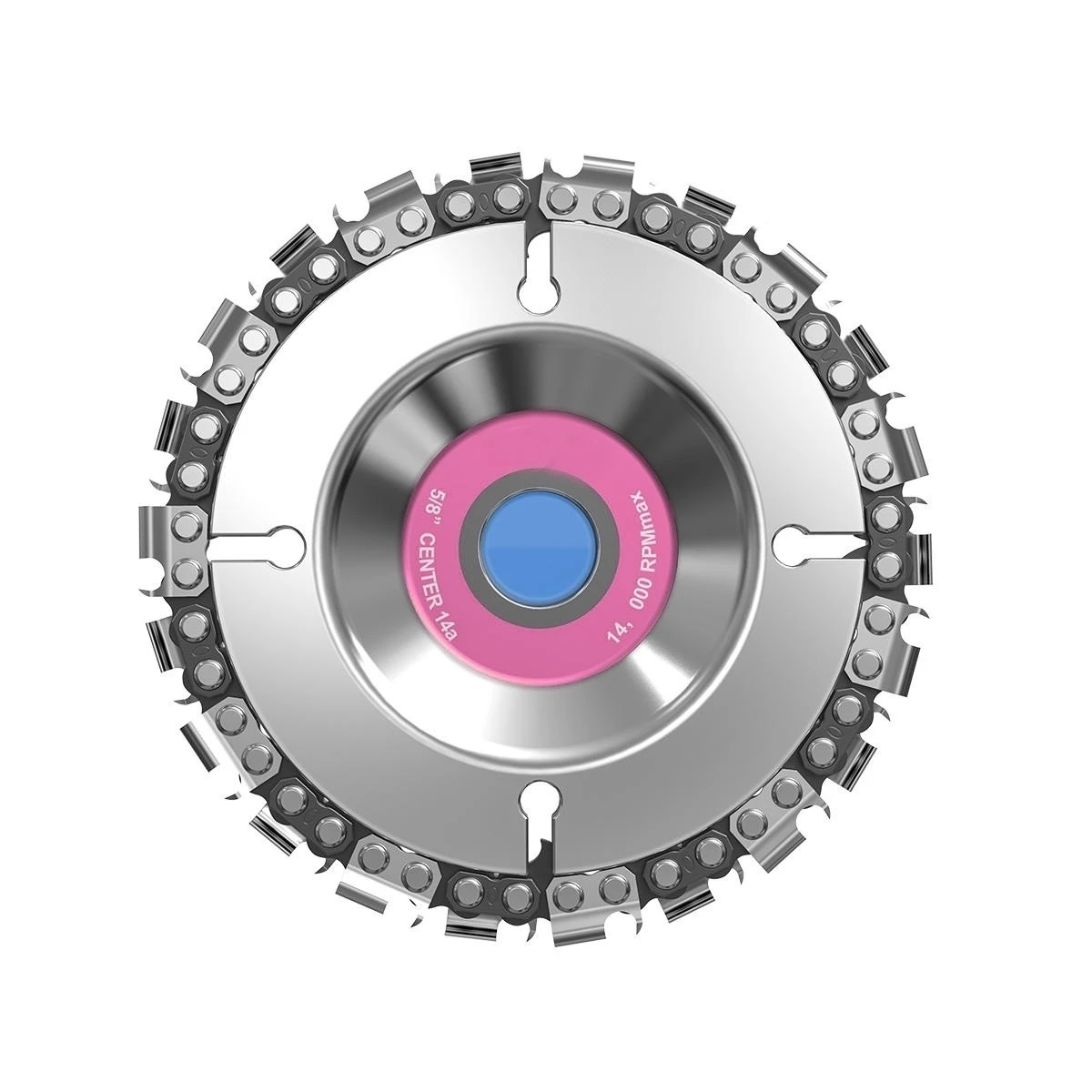 4inch Grinder Disc and Chain 22 Tooth Fine Cut Chain Set For 100 115 Angle Grinder 5/8 Inch Center Hole Hand Tools