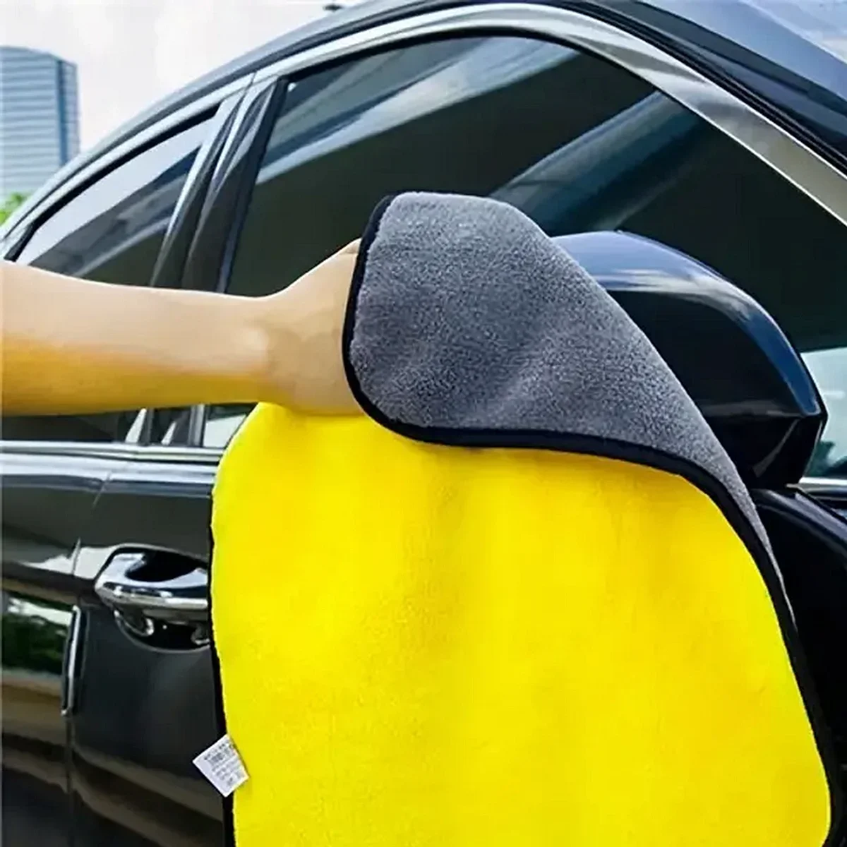 자동차용 초극세사 타월 - 흡수력이 뛰어난 세차용 건조 타월 걸레 자동차 청소용 극세사 천