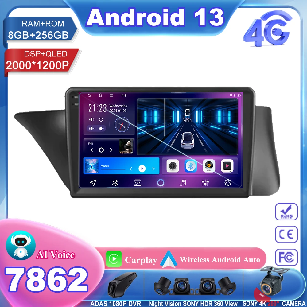 

Car Android 13 For Lexus ES ES200 ES250 ES300h ES350 XV60 VI 6 2012 - 2018 Radio Stereo Multimedia Player GPS Navigation HDR CPU