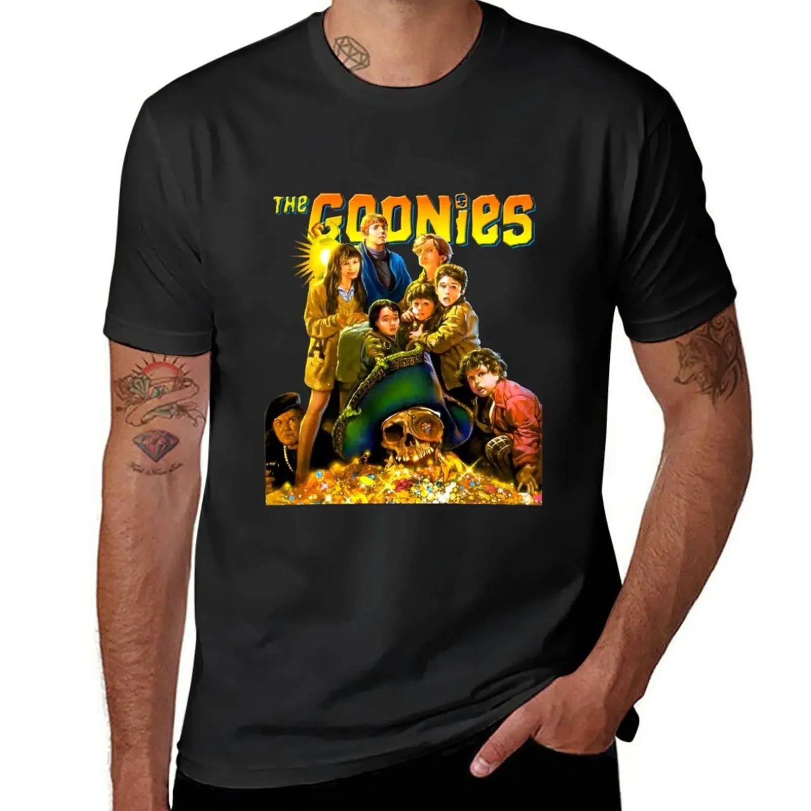 The Goonies Tee Gift For Fans, Gift T-Shirt Sweat Summer Top Graphics Men Workout Shirt